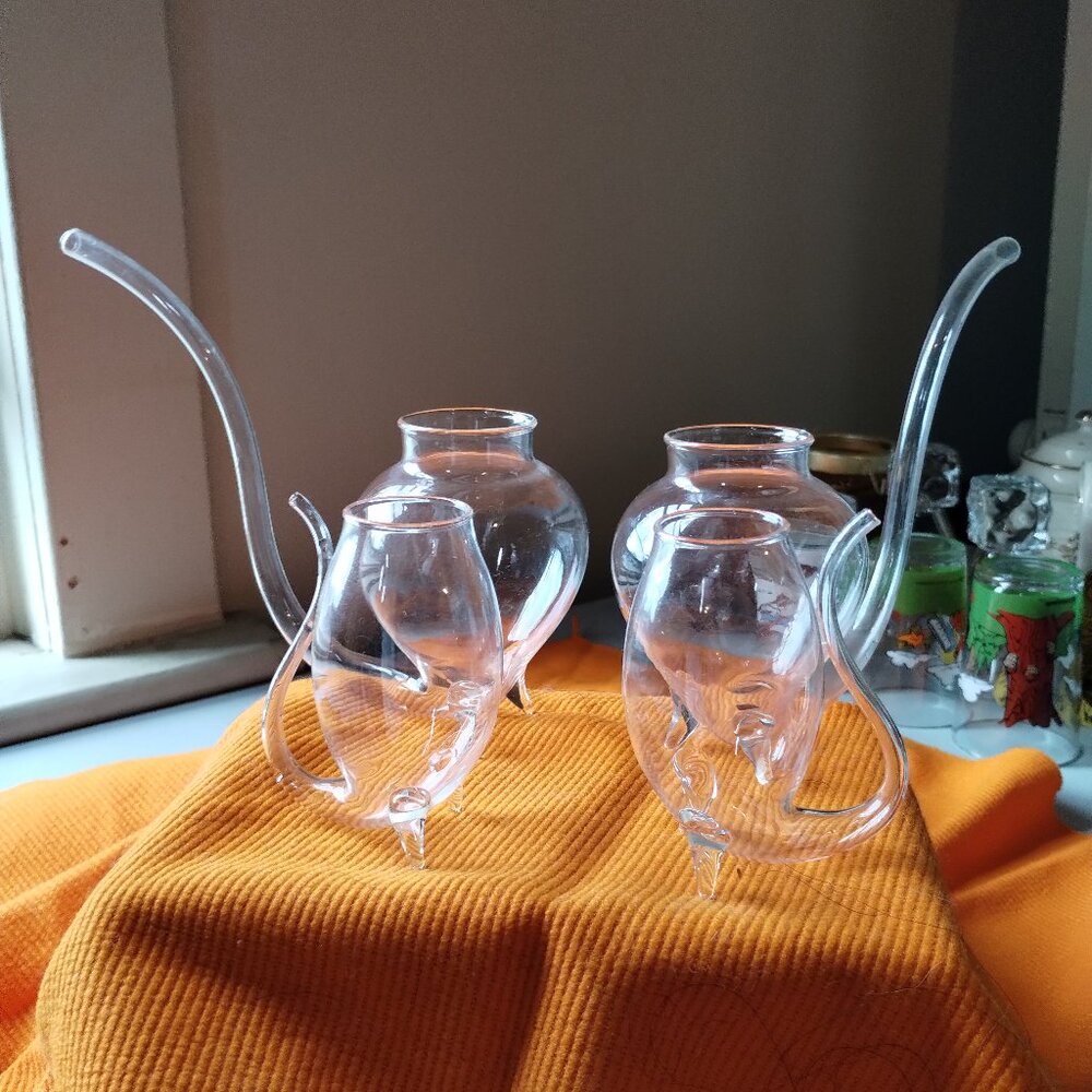 Vintage mouth blow glasses porto